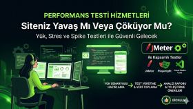 web uygulamanızın performans testini JMeter ile yaparım