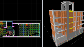 AutoCAD ile kat planı, İdecad ile statik proje çizim yaparım