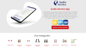 Audio Service | E-ticaret Sitesi Tasarım ve Kodlama