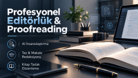 AI Metin Editörlüğü, Redaksiyon ve Proofreading yapıyorum