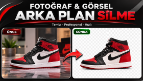 fotoğraflarınızın arka planını profesyonelce silebilirim