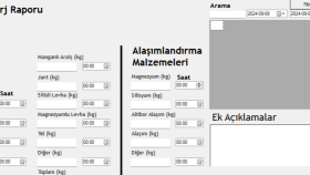 Özel İmalathane Rapor Uygulaması