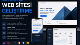 Tam Fonksiyonel ve Yönetilebilir Web Sitesi Geliştiriyorum 