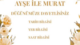 hayalinizdeki davetiyeyi tasarlıyorum