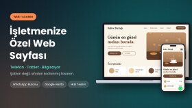 işletmeniz için mobil uyumlu tanıtım sayfası yaparım