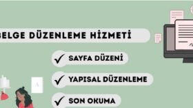 Türkçe metinlerinizi düzenlerim