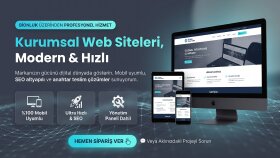 modern ve animasyonlu web siteleri tasarlarım