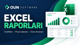 Excel verilerinizden rapor ve grafikler hazırlayacağım