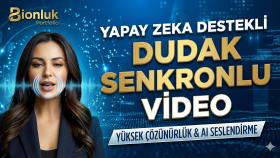 Yapay Zeka Destekli - Dudak Senkronlu - Seslendirmeli Video