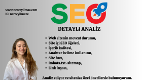 detaylı SEO analizi yapar ve SEO önerileri sunarım