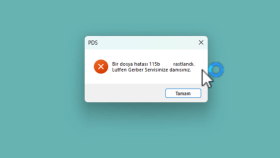 GERBER ACCUMARKTA HAZIRLANAN KALIPLAR İÇİN 115 HATASI