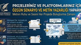 özgün senaryolar yazabilirim
