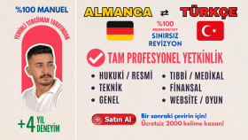 yeminli Almanca tercüme yapıyorum