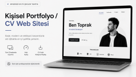 kişisel portfolyo / cv web sitesi yaparım