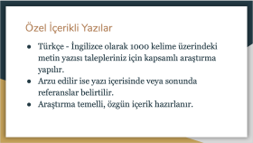 İçerik Bilgileri