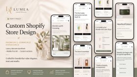 LUMEA – Özel Shopify E-Ticaret Sitesi Tasarımı