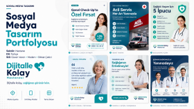 Modern Hastane Sosyal Medya Tasarım Çalışmaları