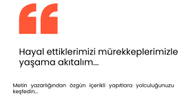 metin yazarlığı yaparım