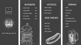 Burger Örnek Broşür sayfaları