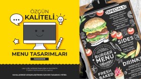 modern kaliteli menü tasarımlarınızı yapabilirim