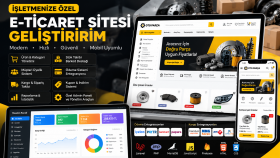 işletmenize özel e-ticaret sitesi geliştiririm