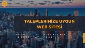 sizin için profesyonel biçimde web sitesi geliştirebilirim