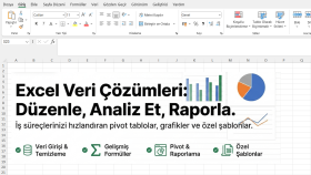 Excel’de profesyonel veri analizi ve raporlama yaparım