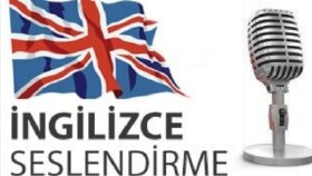 İngilizce ses örneği. 