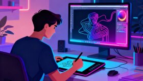 dijital illustrasyonlar çizerim