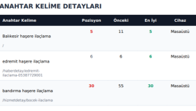Profil Backlink Çalışması Sonuçları 1