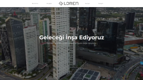 Loren İnşaat Web Sitesi