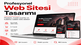 profesyonel, modern ve mobil uyumlu site tasarlıyorum