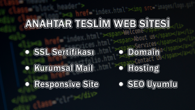 profesyonel anahtar teslim web sitesi hizmeti sunuyorum
