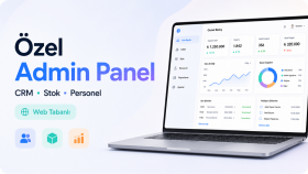 işletmenize özel panel ve yönetim sistemi geliştiriyorum