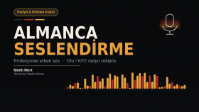 almanca seslendirme yaparım
