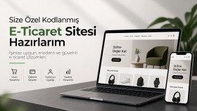 sizlere özel kodlanmış e-ticaret sitesi hazırlarım