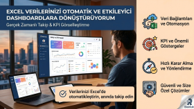 Excel tabanlı otomatik rapor ve dashboard çözümleri üretirim