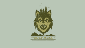 WOLF MEAL için yaptığım LOGO