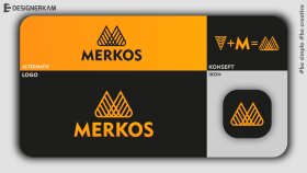 Merkos Minimal Logo Tasarımı