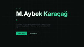 Kişisel Portfolyo Sitesi