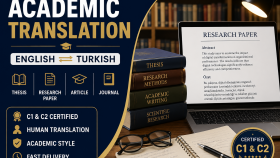 akademik metinlerinizi İngilizce Türkçe çevirebilirim