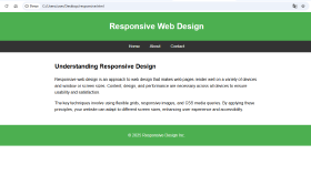 Basit responsive dizayn
