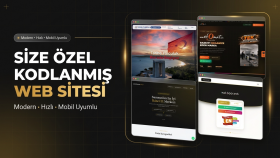  size özel profesyonel ve hızlı web sitesi yaparım