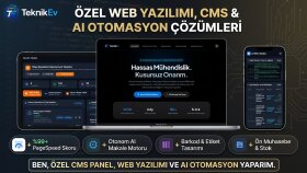 gelişmiş yönetim ve cms  paneli yaparım