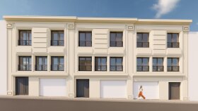 Bitişik sıralı villa cephe tasarımı, V-ray render