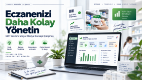 Eczane ERP Yazılımı – Sosyal Medya Konsept Çalışması