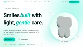 Diş Hekimlerine Özel 3D Destekli Modern Web Sitesi