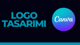 Canvada uzman olduğum konu olan logoları tasarlıyorum
