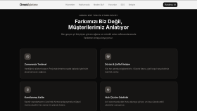 Modern SaaS Website Template & UI Showcase Deneyimi