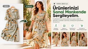 ürünlerinizi gerçekçi AI mankenlere giydiririm